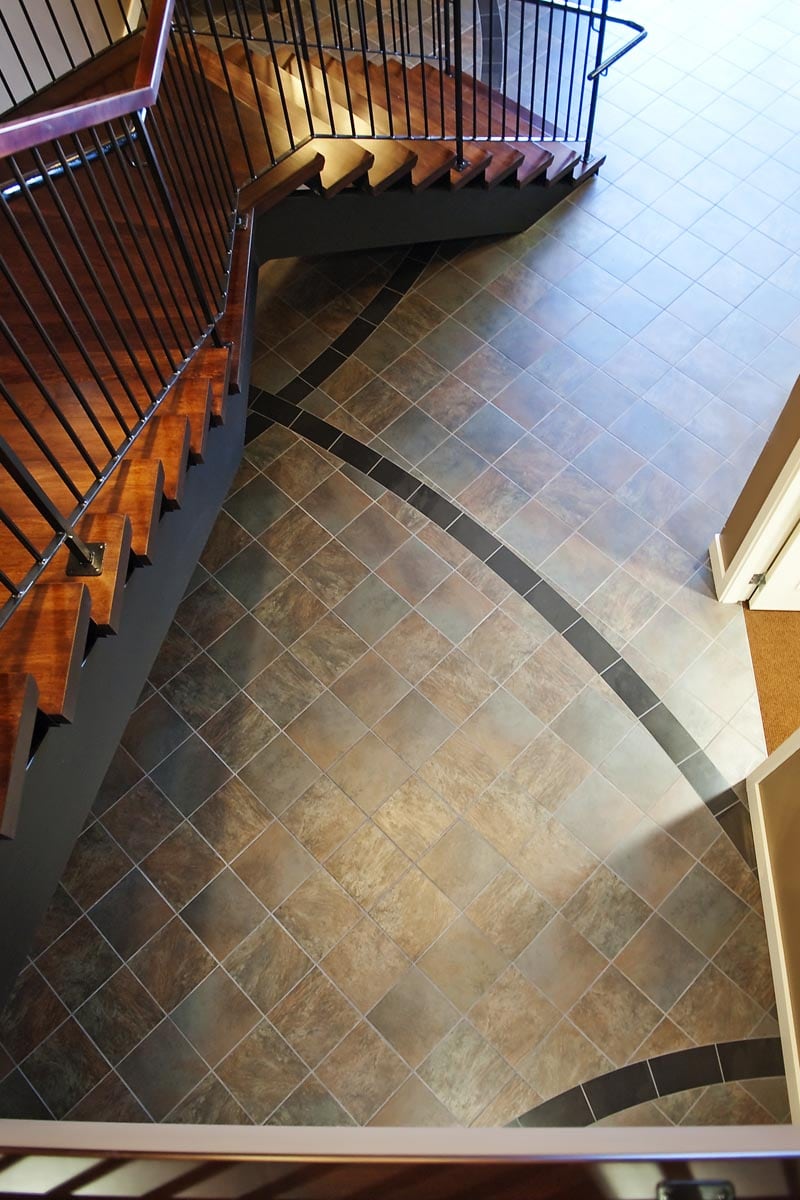 commercial tile flooring pattern